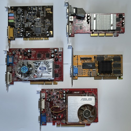 Schede video audio - video, vintage